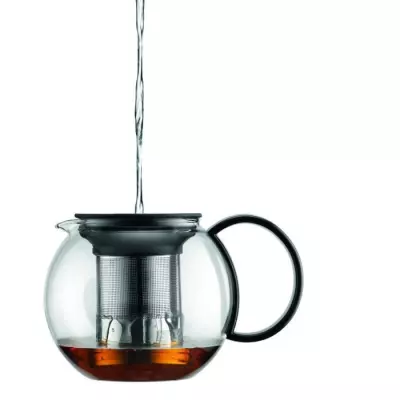 ASSAM - Théiere a piston BODUM , couvercle plastique, filtre en inox,