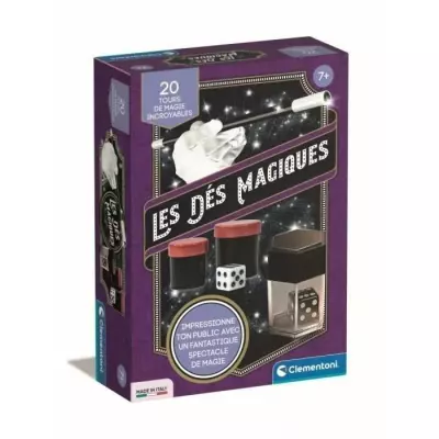 Clementoni - Coffret des dés magiques - 20 tours - Dés 7 ans