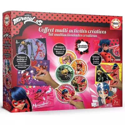 Coffret Multi-activités Miraculous Ladybug - Loisirs créatifs - EDUC