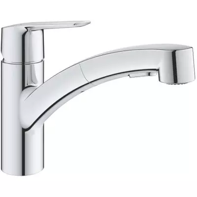 GROHE QUICKFIX Start Robinet de cuisine évier, douchette extractible,