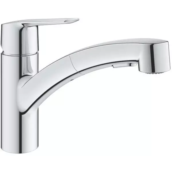 GROHE QUICKFIX Start Robinet de cuisine évier, douchette extractible, inverseur 2 jets, rotation 90°, 30531001