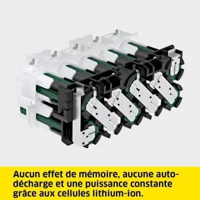 Batterie KARCHER Power 18V/5Ah avec chargeur secteur - Ecran LCD et gr