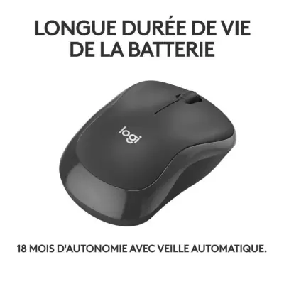 Souris Logitech M240 Souris Bluetooth, Sans fil, Compacte, Portable, S