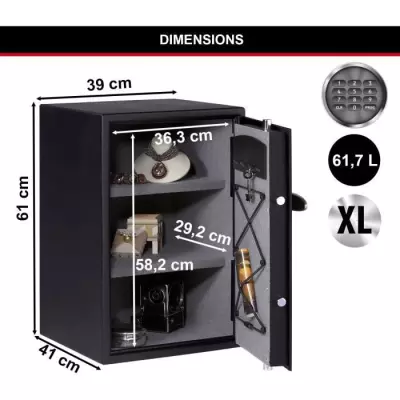 Coffre-Fort Haute Sécurité - MASTER LOCK - T6-331ML - Combinaison É