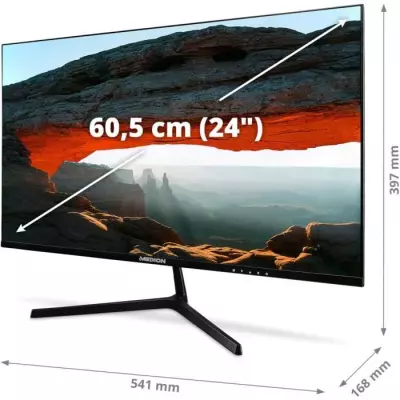 Moniteur grand écran - MEDION - AKOYA P52424 MD 20152 - 60,5 cm (24''