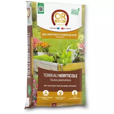 Terreau horticole - OR BRUN - OBRTHOR70N - 70 L