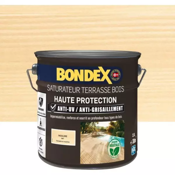 BONDEX - Saturateur - Incolore - Mat - 2,5L