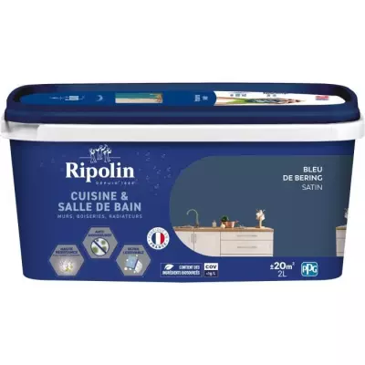 Peinture murs, boiseries, plafonds, radiateurs - RIPOLIN - Cuisine et