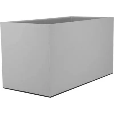 Bac a fleurs rectangulaire RIVIERA GRANIT - Plastique - 80x40 cm - Sto