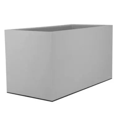 Bac a fleurs rectangulaire RIVIERA GRANIT - Plastique - 80x40 cm - Sto