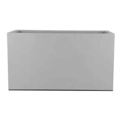 Bac a fleurs rectangulaire RIVIERA GRANIT - Plastique - 80x40 cm - Sto