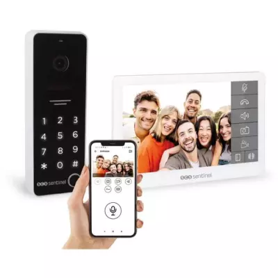 Interphone vidéo connecté avec clavier a code - SCS SENTINEL - CodeV