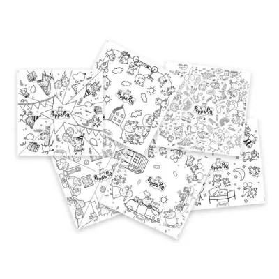 Smoby - Recharge Coloriages pour la Kid table créative - 10 feuilles