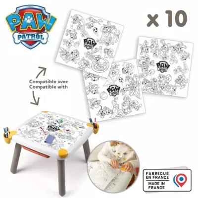 Smoby - Recharge Coloriages pour la Kid table créative - 10 feuilles