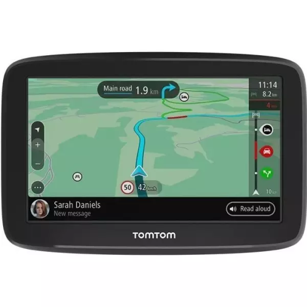 Navigateur GPS TOMTOM GO Classic 5 - Carte Europe 49 pays - Mises a jour Wi-Fi - Alertes de zones de danger