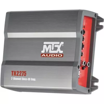 MTX TX2275 Amplificateur voiture 2x110W RMS 2 ou 1x220W RMS 4 Filtres