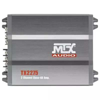 MTX TX2275 Amplificateur voiture 2x110W RMS 2 ou 1x220W RMS 4 Filtres