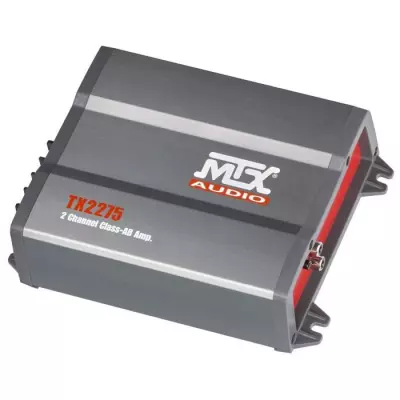 MTX TX2275 Amplificateur voiture 2x110W RMS 2 ou 1x220W RMS 4 Filtres