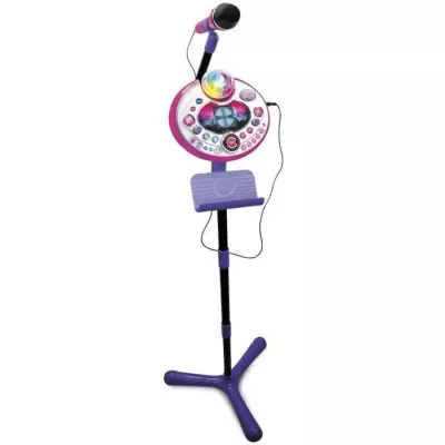 VTECH - Kidi Superstar Lightshow Rose - Micro Karaoké Enfant