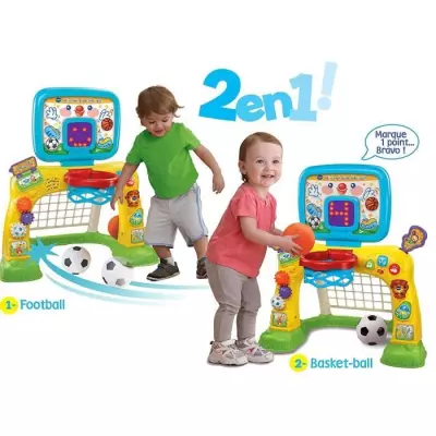 Jeu interactif Bébé Multisport Intéractif - VTECH - Basket/Foot - 1