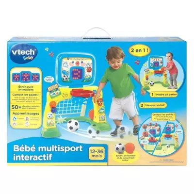 Jeu interactif Bébé Multisport Intéractif - VTECH - Basket/Foot - 1