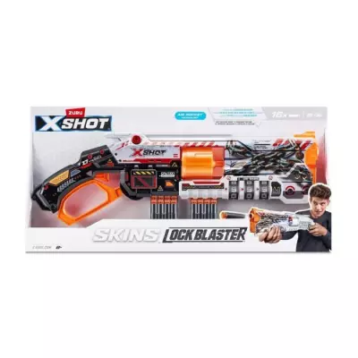 Blaster Verrouillable - ZURU - XSHOT Skins Lock Gun - Blaster avec com