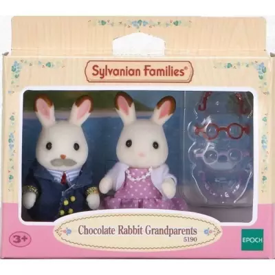 SYLVANIAN FAMILIES - 5190 - Grands-Parents Lapin Chocolat - Les famill