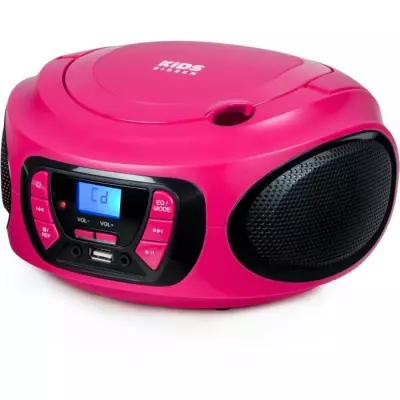 Lecteur radio cd portable BIGBEN INTERACTIVE usb bt rose