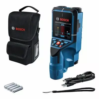 Détecteur mural Bosch Professional D-Tect 200 C en sacoche avec drago