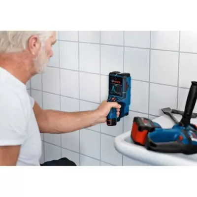 Détecteur mural Bosch Professional D-Tect 200 C en sacoche avec drago