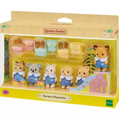 Les copains de la creche - SYLVANIAN FAMILIES - 5672 - Coffret 6 figur