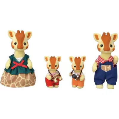 SYLVANIAN FAMILIES - Famille Girafe - 4 personnages articulés - Orang