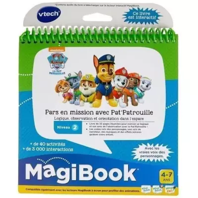 Livre Interactif Magibook - VTECH - La Pat' Patrouille - Niveau 2 - 32