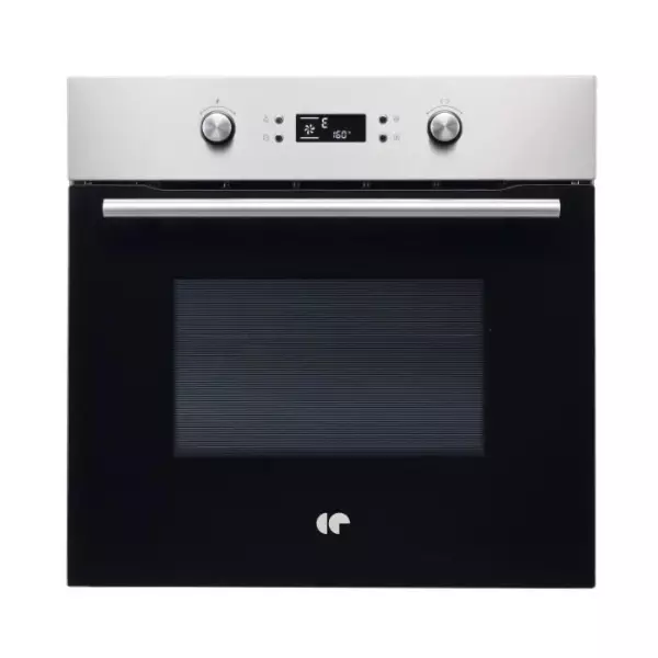 Four encastrable catalyse - Chaleur tournante - CONTINENTAL EDISON - F80CBIX - Noir et inox - L59,5 x H59,6 x P 54,68cm