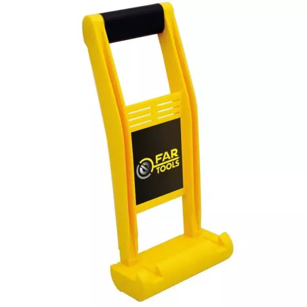 Poignée de transport pour plaque de plâtre - FARTOOLS - 30 kg - Jaune - Adulte