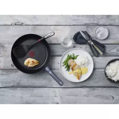 TEFAL INGENIO Spatule a fente, Bague de sécurité silicone, Sans BPA,