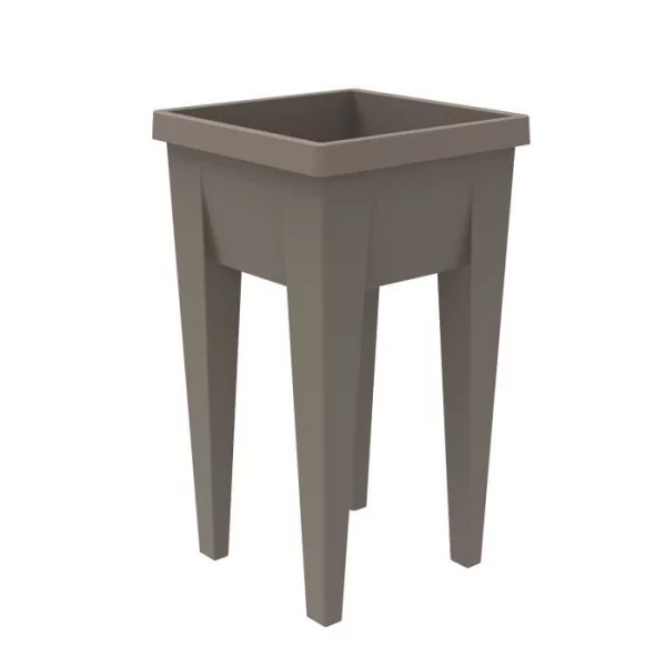 Veg vegetable area & table Urban Taupe - L38.5 x D38.5 x H68 cm - 4 evacuation caps - EDA