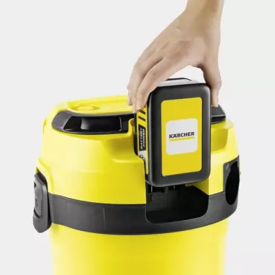 Aspirateur eau et poussieres sans fil KARCHER WD3-18 V-17/20 - Jaune e