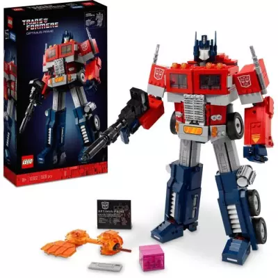 LEGO ICONS™ 10302 Optimus Prime, Figurine Autobot Robot de Transform