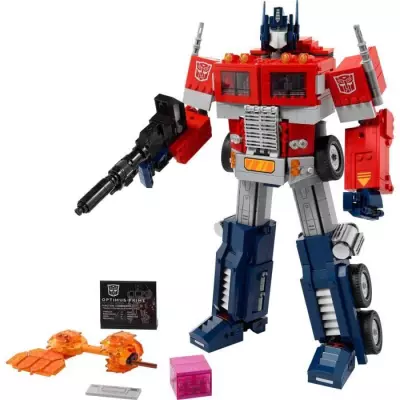 LEGO ICONS™ 10302 Optimus Prime, Figurine Autobot Robot de Transform