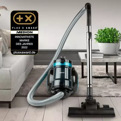 MEDION MD 19407 Aspirateur Cyclonique sans sac - Puissance 800W - Capa