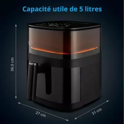 Friteuse a air chaud sans huile - MD 11780 - Température jusqu'a 230