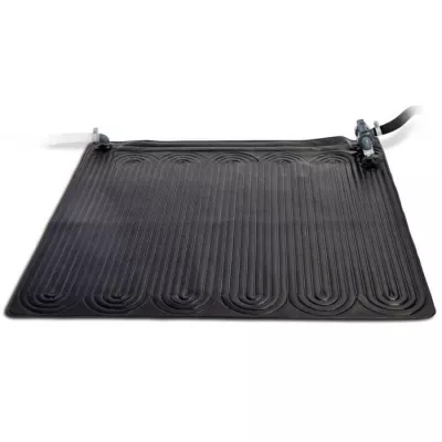 Intex Tapis solaire chauffant PVC 1,2x1,2 m Noir 28685 91056