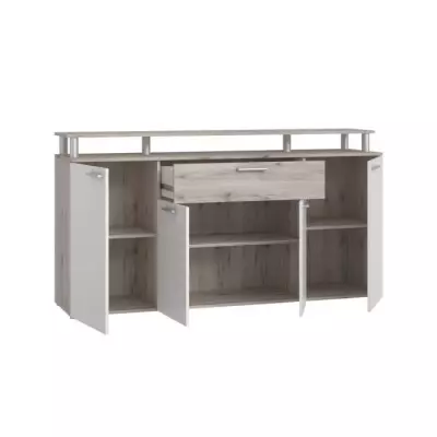 GULADA Ensemble meuble télé - buffet 170cm - table a manger 160cm -