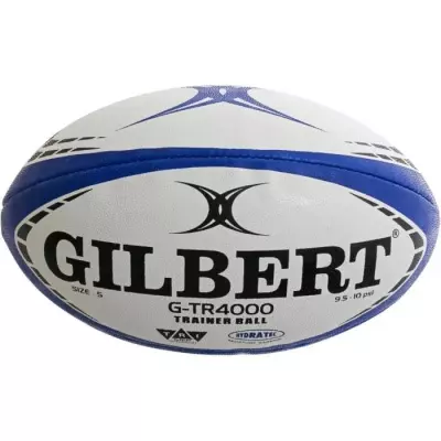 GILBERT Ballon de rugby taille 4 trainer, bleu marine