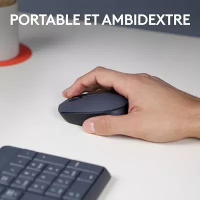 Souris - Sans fil - Logitech - M170 - Ambidextre - Gris