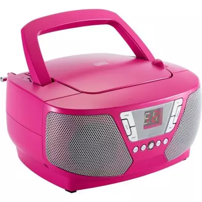 Lecteur Radio CD Portable - BIGBEN INTERACTIVE - CD60RSSTICK - Rose +