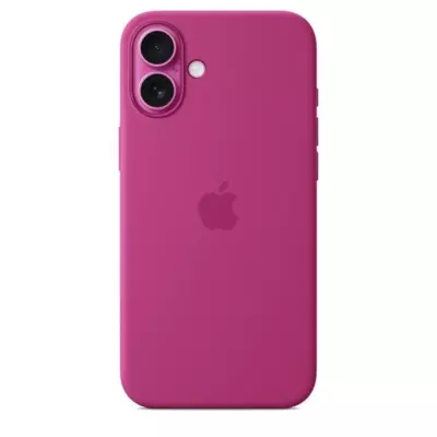 APPLE iPhone 16 Plus - Coque en silicone avec MagSafe - Fuchsia