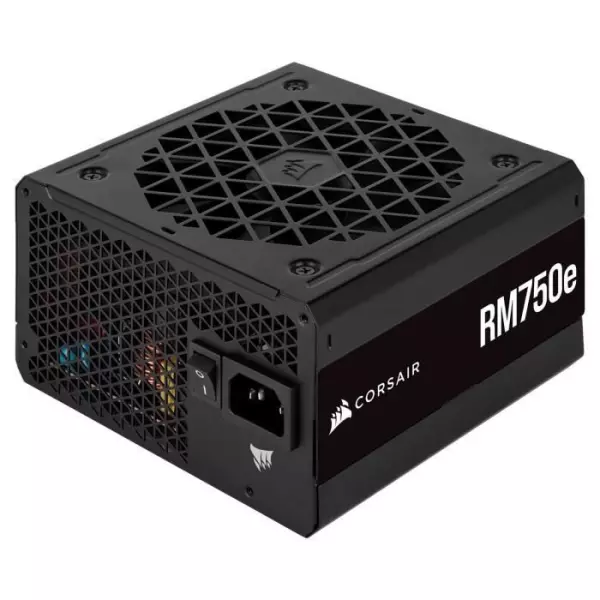 CORSAIR - RM750e - Bloc d'alimentation - 750 Watts - ATX 3.0 Silencieuse - Certifié 80 PLUS Gold - (CP-9020262-EU)