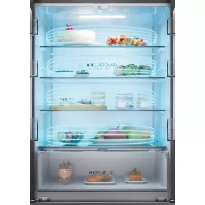 Réfrigérateur multi-portes - HAIER - HFR3718ENMM - Classe E - 402 L